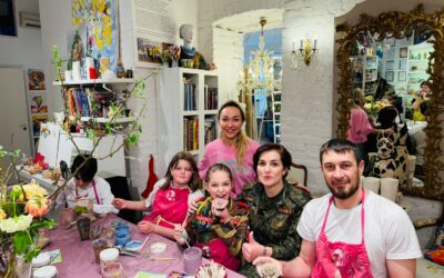 Мастер-класс по созданию цветов для народной скульптуры «Защитник Отечества»