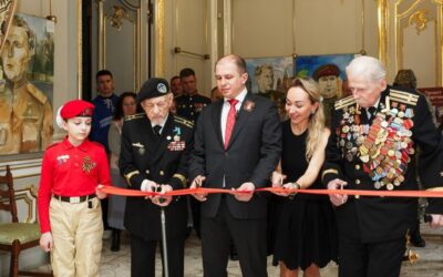 Выставка «Картины памяти» открылась в торжественной обстановке Дома Архитектора на Большой Морской 52