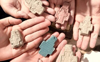 Субботы в музее «Россия — Моя история» Санкт-Петербург в зале с нашей Народной скульптурой «Защитник Отечества»
