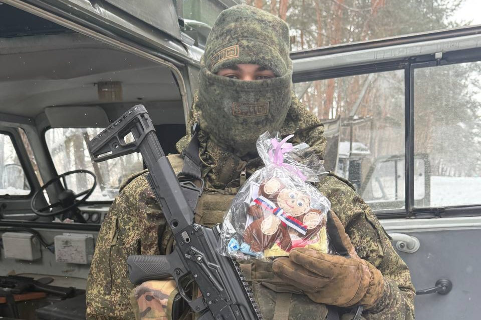 Наши Защитники Танкового полка Курской области получили наши подарки!